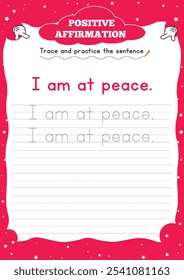 Positive Affirmation Worksheets for Kids" boost confidence and resilience with fun, engaging activities that encourage positive self-talk and a growth mindset.