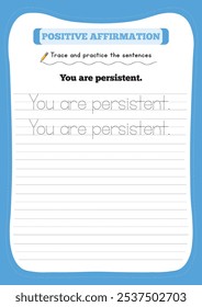 Positive affirmations are uplifting statements or phrases that encourage self-belief and foster a positive mindset. They are often used to counter negative thoughts, reduce stress