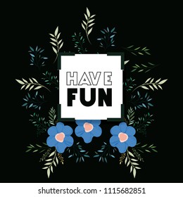 positive attitude message with hand made font