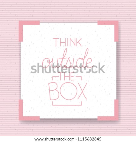 positive attitude message with hand made font