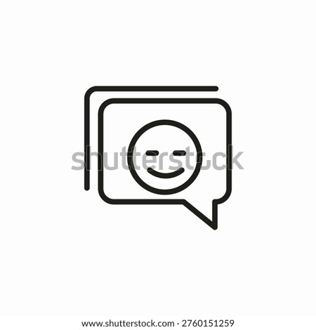 positive chat icon sign vector