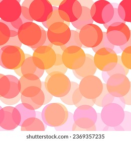 The positive color texture consists of large circles with shades of red and yellow.