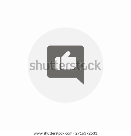 positive comments icon sign vector