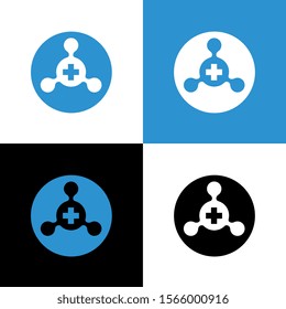 Positive connection icon, circle shape vector illustration design