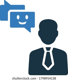 Positive Customer Review Icon Design