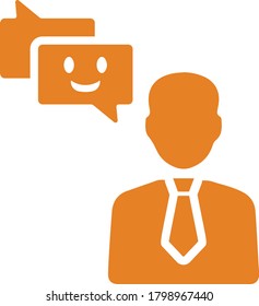 Positive Customer Review Vector Icon
