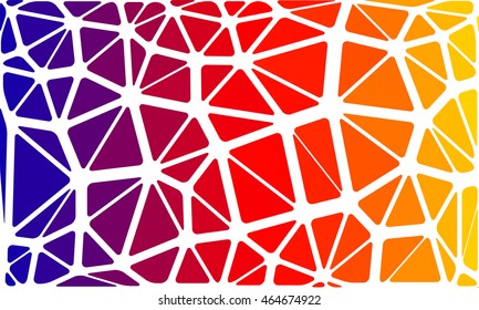 Positive decorative background. Polygonal graphics.