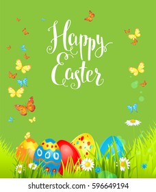 Positive easter background