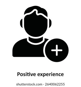 Positive experience Vector Icon which can easily modify or edit
