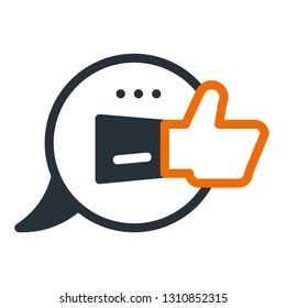 positive feedback icon