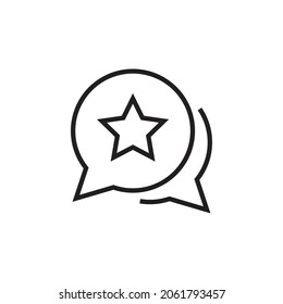 Icono de retroalimentación positiva ilustración vectorial