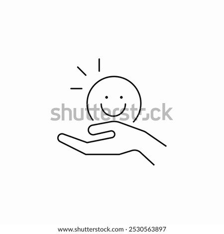 positive feedback rating icon sign vector