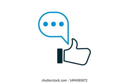 Positive Feedback Vector Line Icon