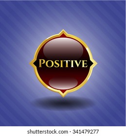 Positives Goldemblem