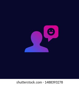 positive or good feedback icon