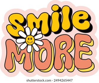Positive Groovy Sticker Set, 01 Smile More