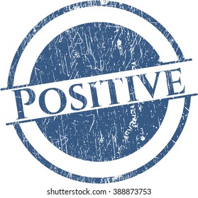 Positive grunge stamp