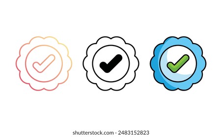 Diseño de icono positivo con fondo blanco ilustración de stock