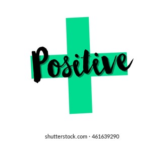 positive icon script typography typographic creative writing text image 5