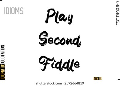 Positive Idiom Phrase with Lettering Typography