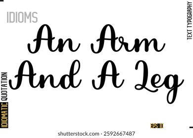 Positive Idiom Phrase with Lettering Typography