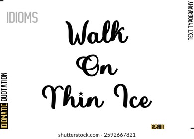 Positive Idiom Phrase with Lettering Typography
