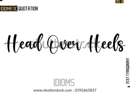 Positive Idiom Phrase with Lettering Typography