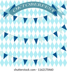 Positive inscription for postcards.  The inscription: Oktoberfest. Perfect design for greeting cards, posters