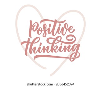 Positive lettering slogan with doodle elements. Funny quote for blog, poster and print design. Vector illustration. Vector illustration