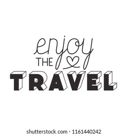 positive message with hand made font