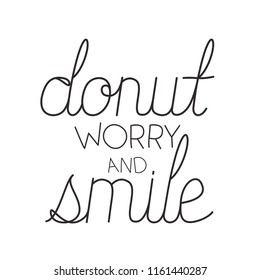 positive message with hand made font