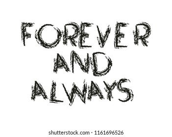 positive message with hand made font