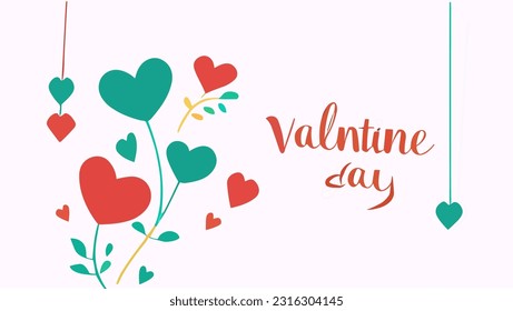 Positive Message in Heart-Shaped Font Expressing Love and Emotion.greeting card for valentine's day