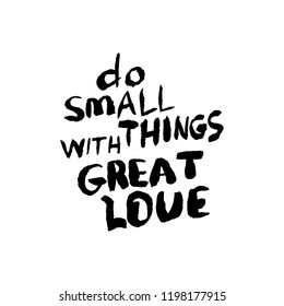 Positive mind, inspirational quote. Greeting card with calligraphy. Hand drawn lettering. Typography for invitation, banner, poster or clothing design. 
