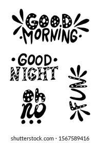Positive mind vibes life card. Hand drawn lettering background. Ink illustration. Modern calligraphy. Isolated on white background.