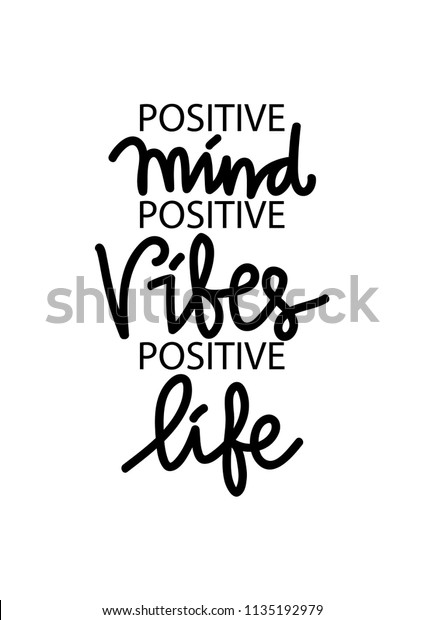 Un Esprit Positif Des Ondes Positives Image Vectorielle De Stock Libre De Droits