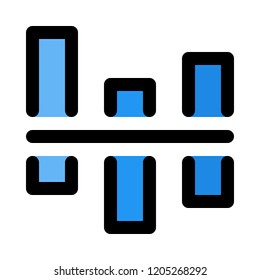 positive negative bar chart