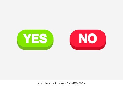 
Positive or negative choice buttons