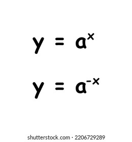 Positive And Negative Exponential Formula.