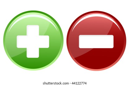 Positive Negative Icon Images, Stock Photos & Vectors | Shutterstock