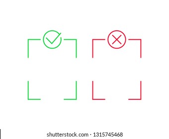 positive and negative, line vector design