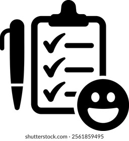 positive note positive note checklist list report smile happy 5489