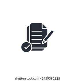 positive note icon. vector.Editable stroke.linear style sign for use web design,logo.Symbol illustration.