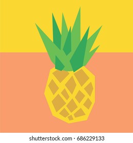 Positive Pineapple vector