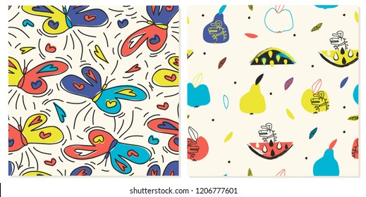 Positive and playful patterns for kids.