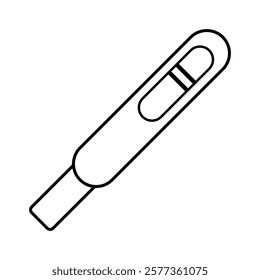 Positive Pregnancy or Ovulation Test outline icon symbol