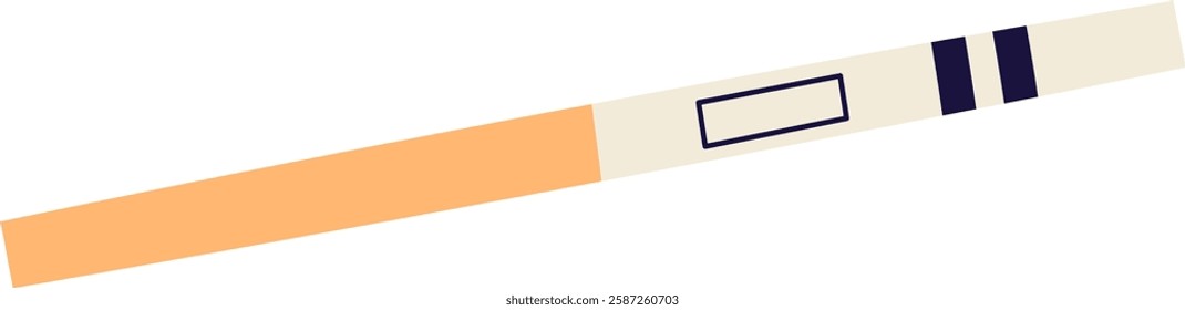 Positive Pregnancy Test Vector Illustration