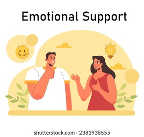 Positive psychology. Positive thinking and attitude. Optimistic mindset, self acceptance and well-being. Young woman working on her mental health. Flat vector illustration