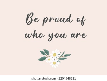 positive quote hand drawn design