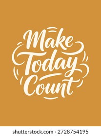 Cita positiva Tipografía motivacional de guiones Letras de mano